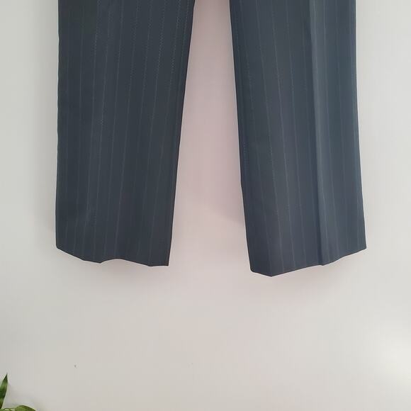 Anne Klein Black Striped Pantsuit 0P - Picture 6 of 15